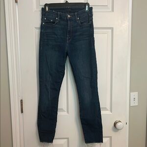 MOTHER Blue Skinny Jeans High-Quality Denim